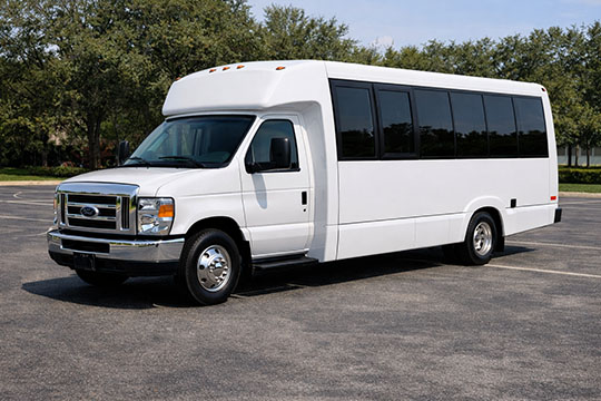 18-passenger minibus available for charter in Lehi, UT
